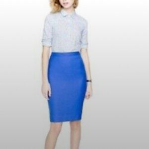 J. Crew royal blue no.2 pencil skirt size 4